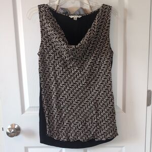 Stylish Black and Cream Women's Top